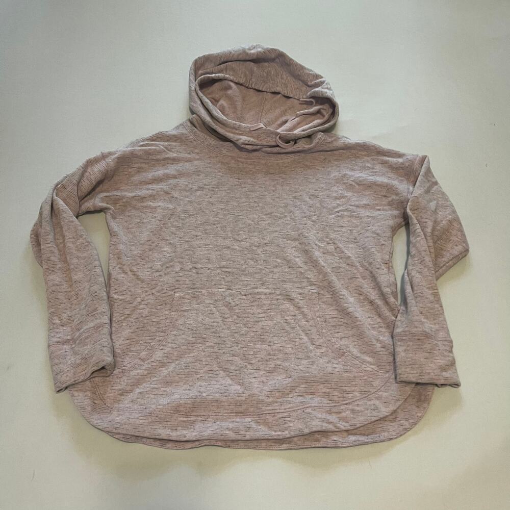 Champion light pink gray burnout heathered hoodie S
